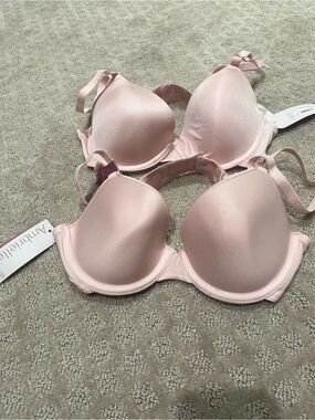 New Ambrielle Pale Pink Smooth Padded T-Shirt Bra Duo